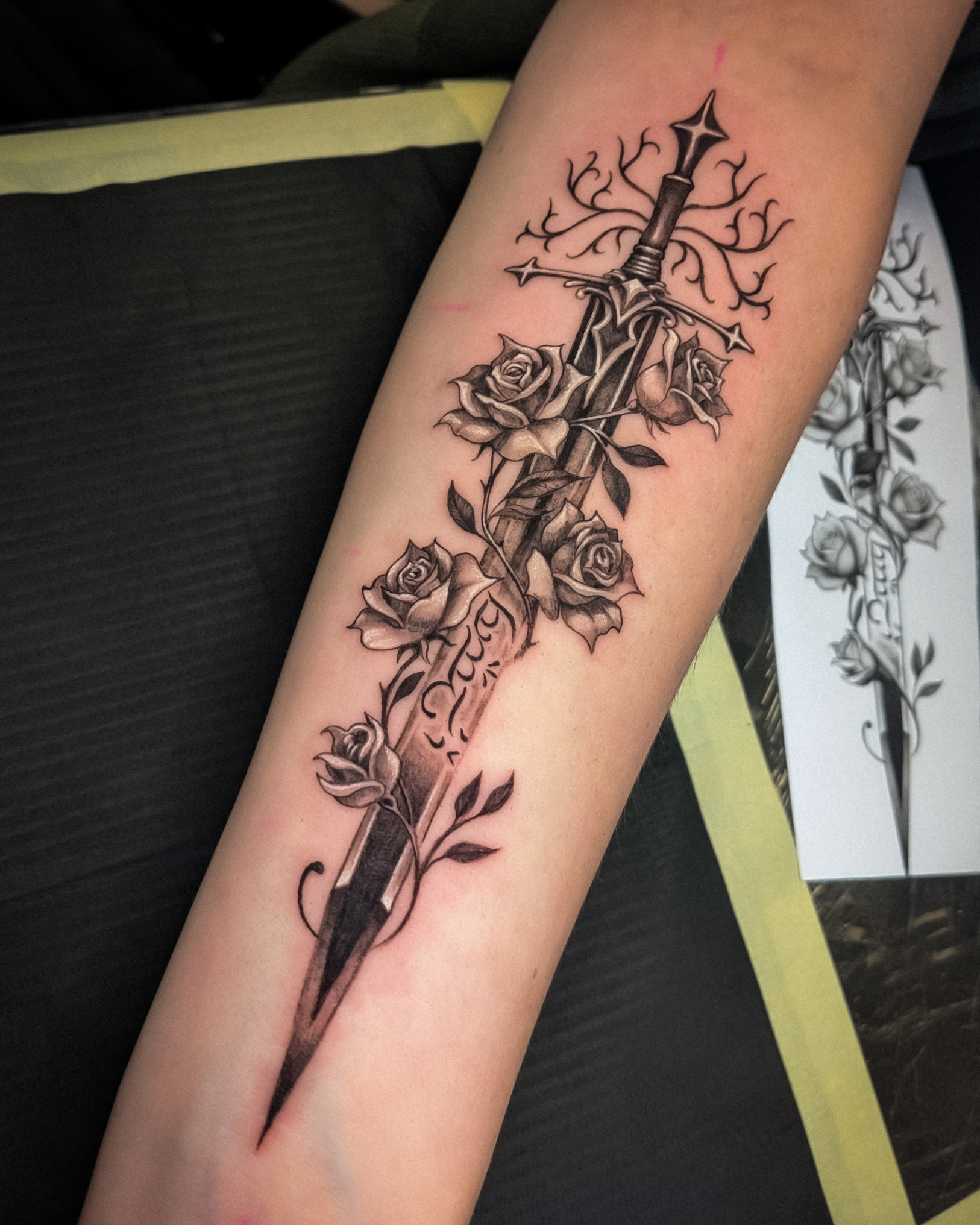 lord-of-the-ring-sword-tattoo-christchurch