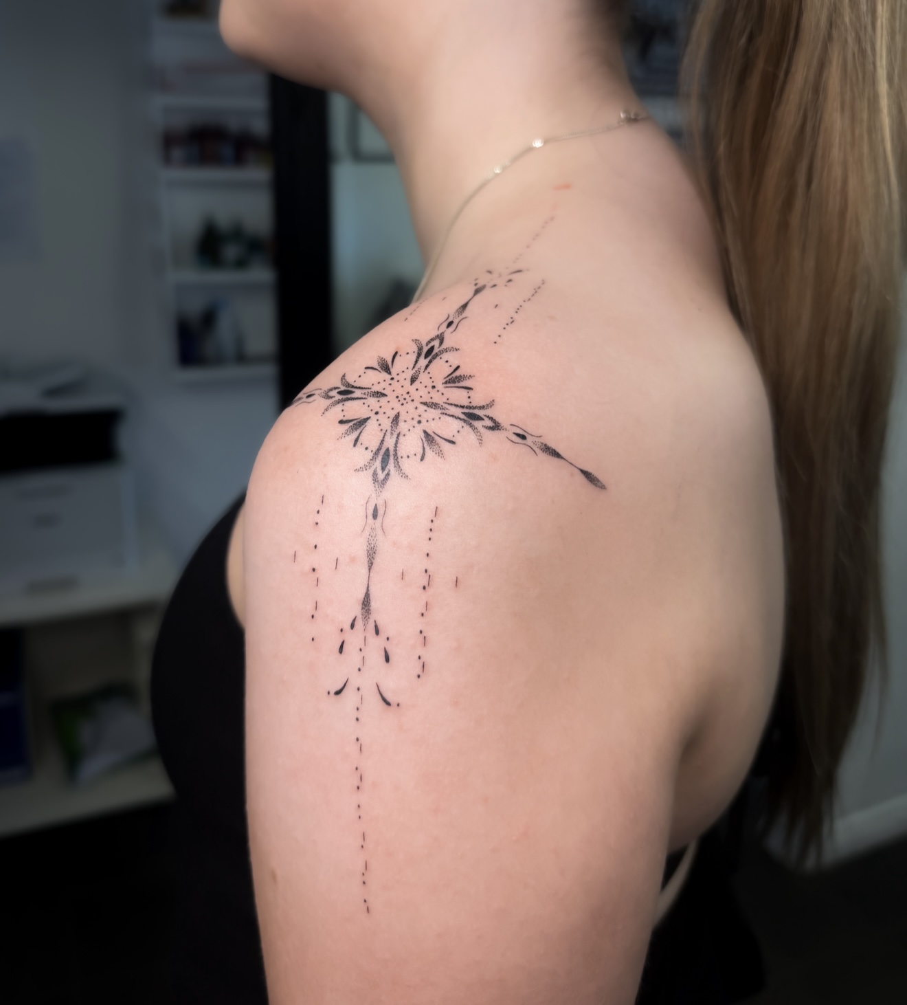 Ornamental Shoulder Tattoo