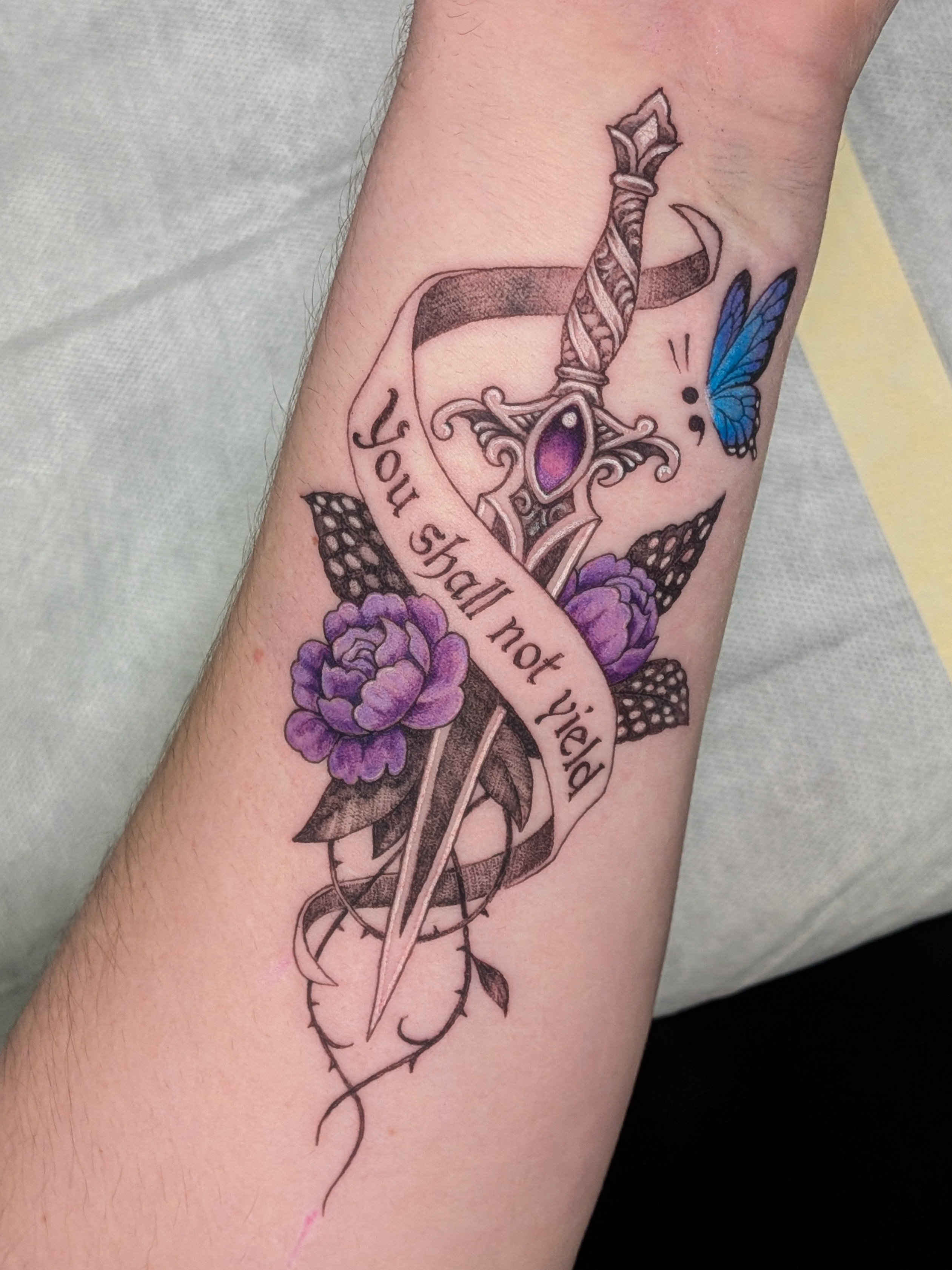 sword-flower-tattoo-christchurch