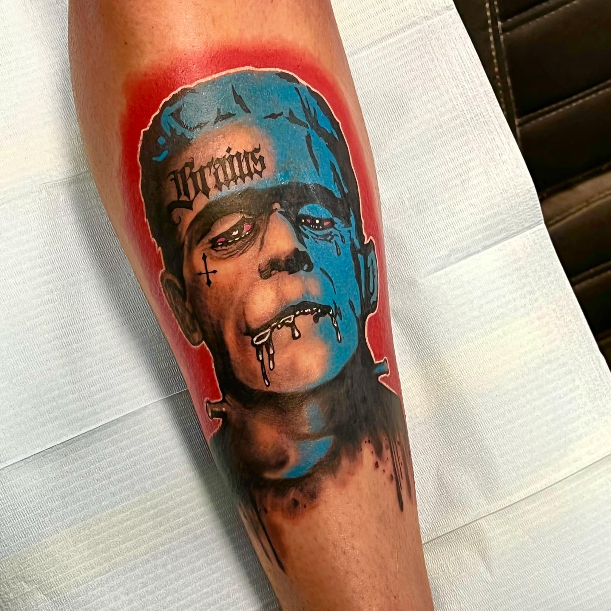 colour-frankensteins-monster-tattoo-christchurch