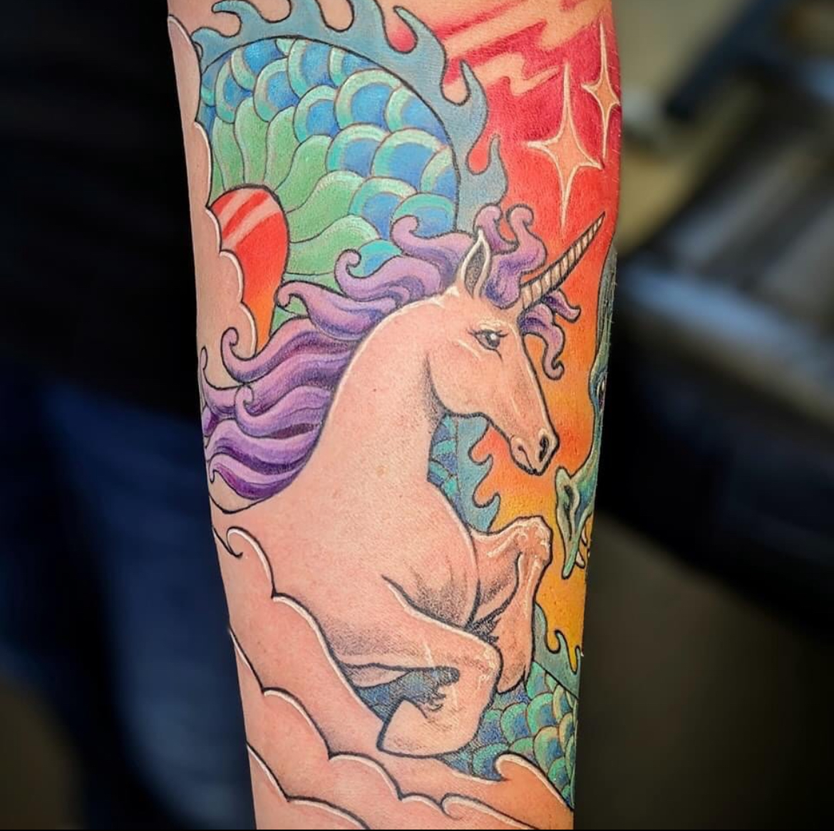 colour-unicorn-tattoo-christchurch