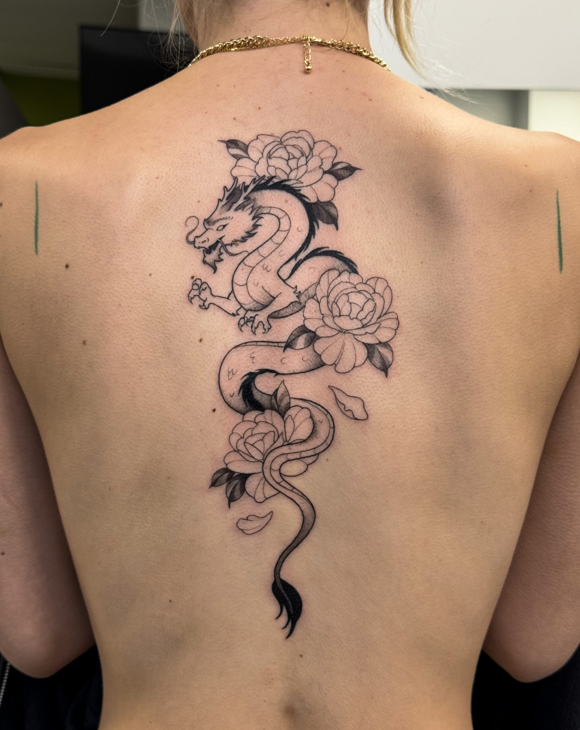 lineline-rose-and-dragon-back-tattoo-christchurch